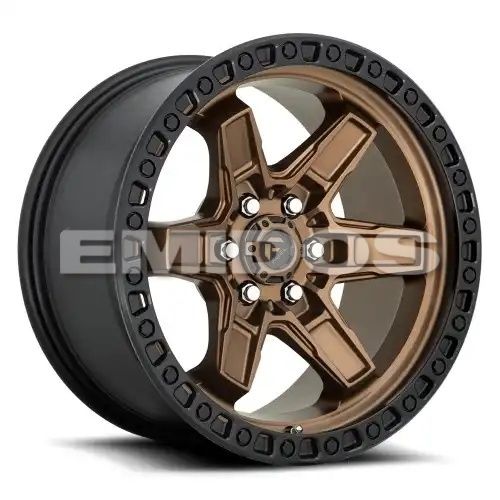 FUEL D699 KICKER MATTE BRONZE BLACK BEAD RING 6x135 17R 9 87.1 1
