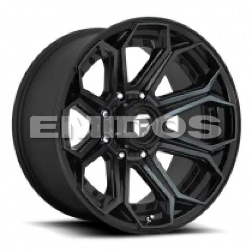 FUEL D704 SIEGE GLOSS MACHINED DOUBLE DARK TINT 5x150 18R 9 110.1 1