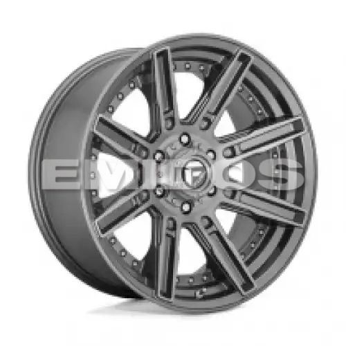 FUEL D710 ROGUE PLATINUM BRUSHED GUN METAL TINTED CLEAR 6x135 20R 10 87.1 -18