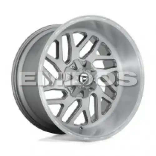 FUEL D715 TRITON PLATINUM BRUSHED GUN METAL TINTED CLEAR 5x114.3/127 22R 10 78.1 -18