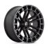 FUEL D720 HEATER MATTE BLACK DOUBLE DARK TINT MACHINED 6x135 22R 10 87.1 -13