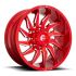 FUEL D745 SABER CANDY RED MILLED 6x135 20R 10 87.1 -18