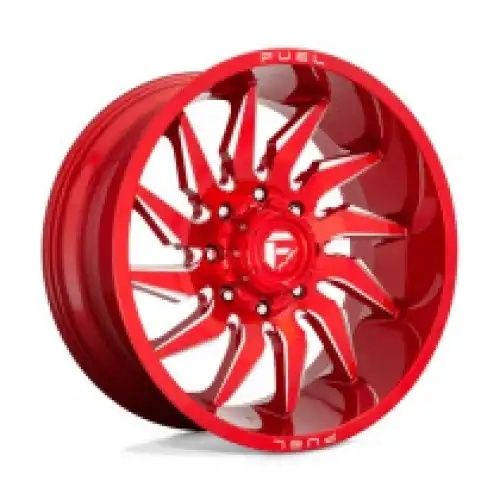 FUEL D745 SABER CANDY RED MILLED 8x170 20R 9 125.1 1