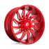 FUEL D745 SABER CANDY RED MILLED 5x127 20R 9 71.5 1