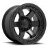 FUEL D750 BLOCK MATTE BLACK W/ BLACK RING 6x139.7 17R 9 106.1 -12