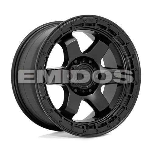 FUEL D750 BLOCK MATTE BLACK W/ BLACK RING 6x120 18R 9 67.06 20