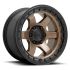 FUEL D751 BLOCK MATTE BRONZE W/ BLACK RING 5x127 17R 9 71.5 1