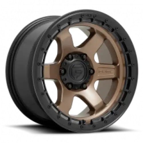 FUEL D751 BLOCK MATTE BRONZE W/ BLACK RING 5x127 18R 9 71.5 1