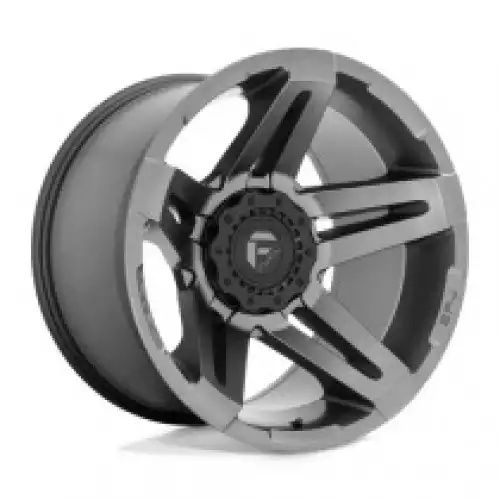 FUEL D764 SFJ MATTE GUN METAL 6x135/139.7 22R 14 106.1 -75