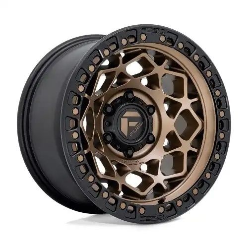 FUEL D785 UNIT BRONZE W/ MATTE BLACK RING 6x135 17R 9 87.1 1