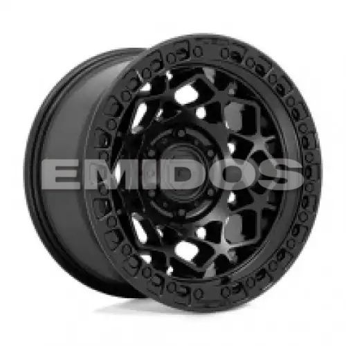 FUEL D786 UNIT MATTE BLACK W/ MATTE BLACK RING 6x120 17R 9 66.9 1