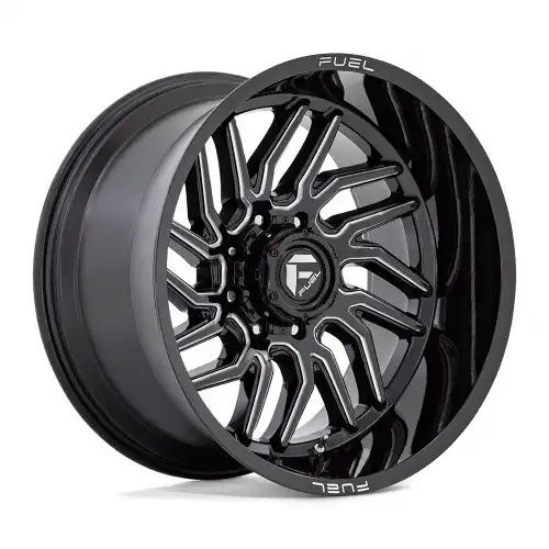 FUEL D807 HURRICANE GLOSS BLACK MILLED 6x139.7 20R 9 106.1 1