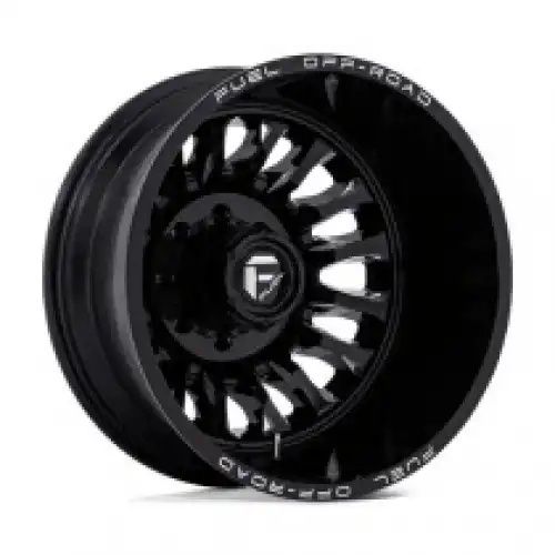 FUEL D868 ARC DUALLY GLOSS BLACK MILLED 8x165.1 20R 8.25 117 -246