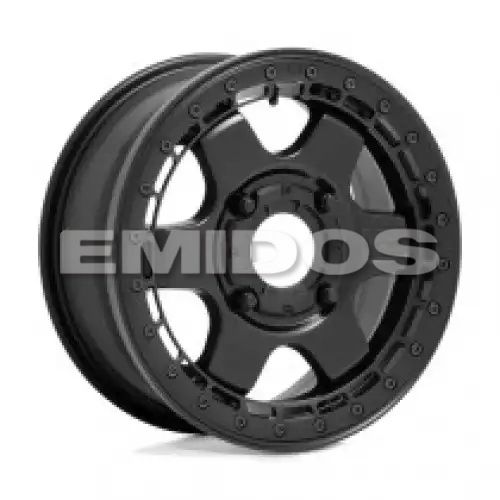 Fuel UTV D922 BLOCK BEADLOCK MATTE BLACK W/ BLACK RING 4x156 15R 6 132 38