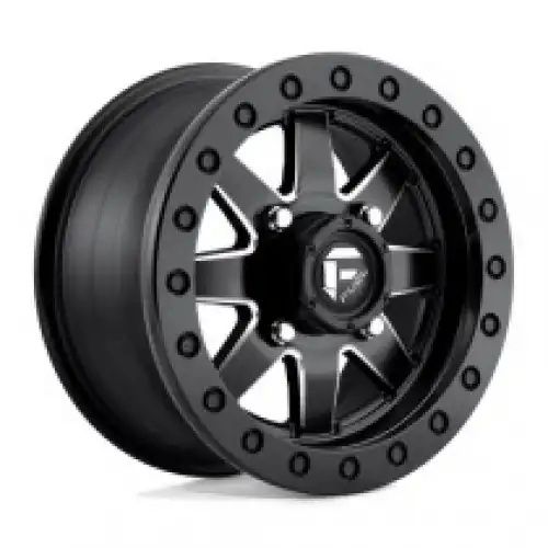 Fuel UTV D938 MAVERICK BEADLOCK MATTE BLACK MILLED 4x137 18R 7 110.1 38