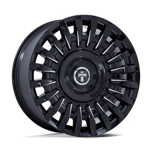 DUB DC272 HONCHO GLOSS BLACK MILLED 5x115/120 22R 9 74.1 15