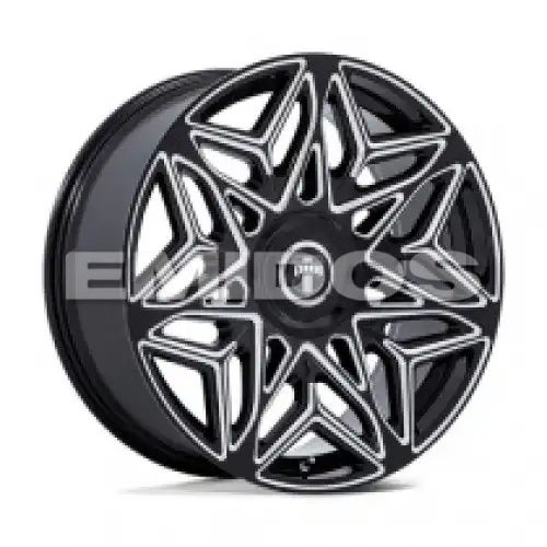 DUB DC274 ANOMALY GLOSS BLACK MILLED 5x115/120 24R 10 74.1 15