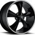 FOOSE F104 LEGEND GLOSS BLACK MILLED 5x120.65 18R 9 72.56 7