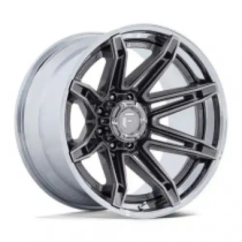 FUEL FC401 BRAWL PLATINUM W/ CHROME LIP 8x170 22R 12 125.1 -44