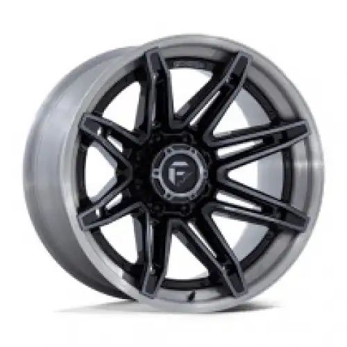 FUEL FC401 BRAWL GLOSS BLACK BRUSHED DARK TINT 8x165.1 22R 10 125.1 -18