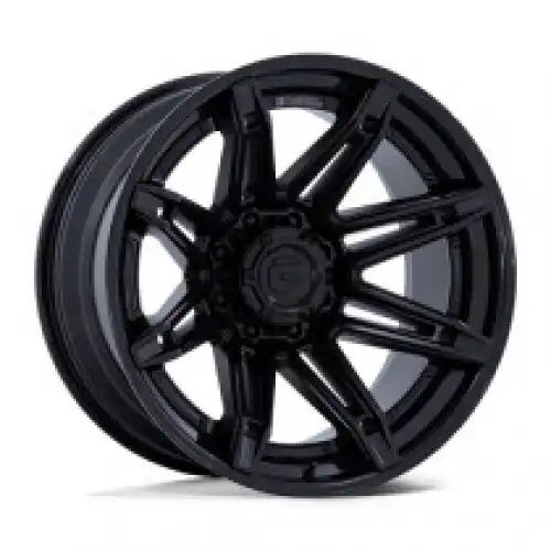 FUEL FC401 BRAWL MATTE BLACK W/ GLOSS BLACK LIP 8x170 20R 10 125.1 -18