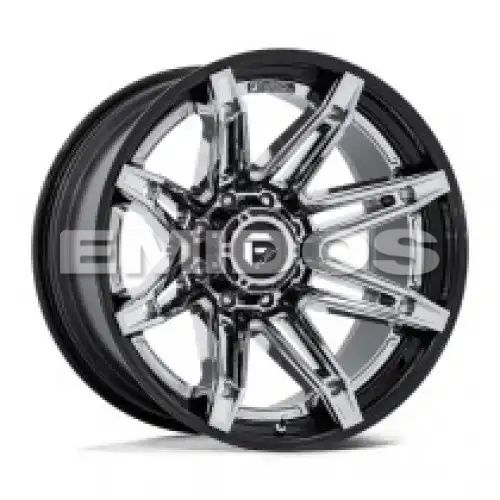 FUEL FC401 BRAWL CHROME W/ GLOSS BLACK LIP 6x135 20R 10 87.1 -18