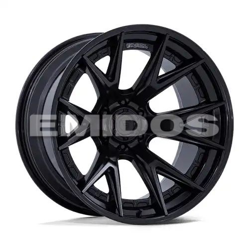 FUEL FC402 CATALYST MATTE BLACK W/ GLOSS BLACK LIP 6x135 20R 9 87.1 20