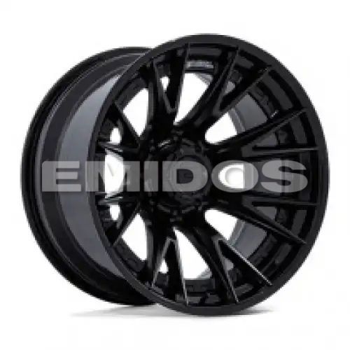 FUEL FC402 CATALYST MATTE BLACK W/ GLOSS BLACK LIP 8x165.1 22R 10 125.1 -18