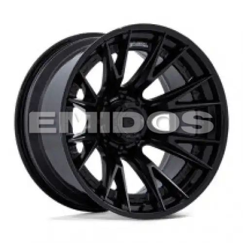 FUEL FC402 CATALYST MATTE BLACK W/ GLOSS BLACK LIP 8x170 22R 12 125.1 -44