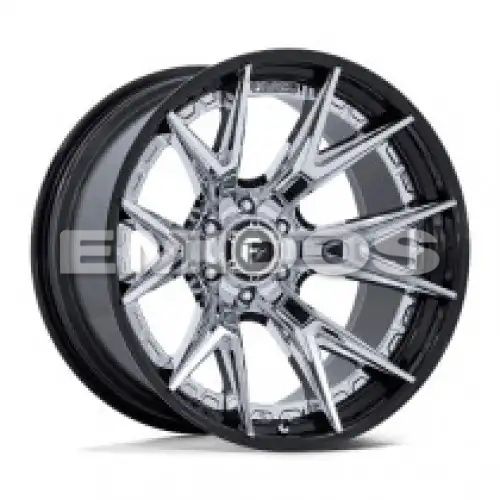 FUEL FC402 CATALYST CHROME W/ GLOSS BLACK LIP 6x139.7 20R 10 106.1 -18