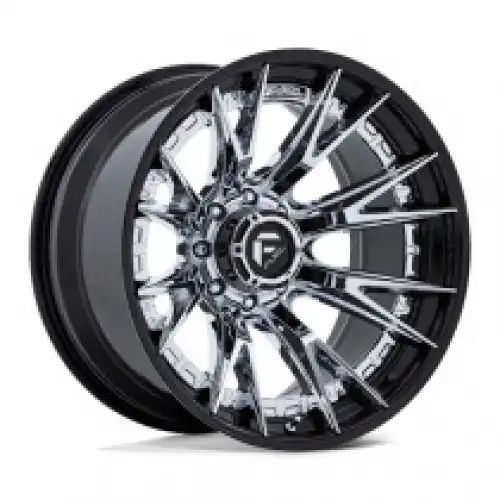 FUEL FC402 CATALYST CHROME W/ GLOSS BLACK LIP 8x180 22R 10 124.2 -18