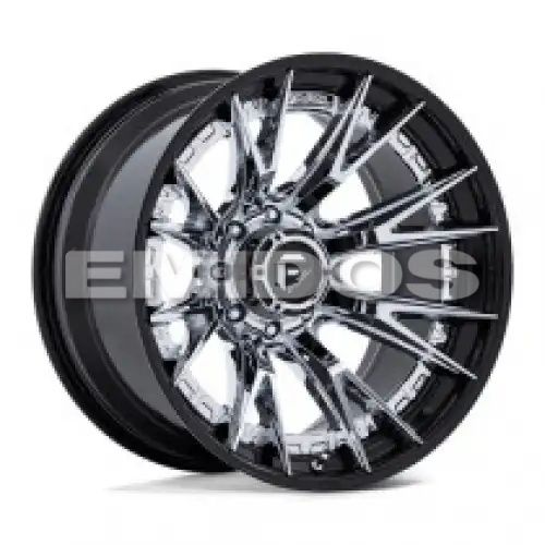 FUEL FC402 CATALYST CHROME W/ GLOSS BLACK LIP 8x170 22R 12 125.1 -44