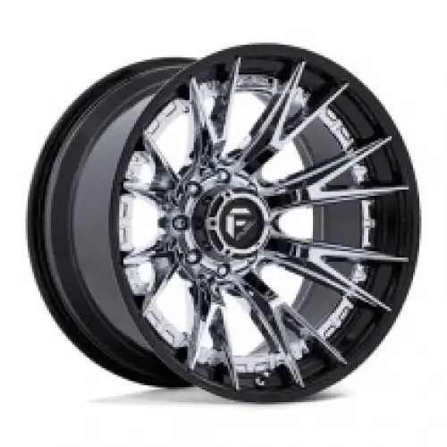 FUEL FC402 CATALYST CHROME W/ GLOSS BLACK LIP 8x180 22R 12 124.2 -44