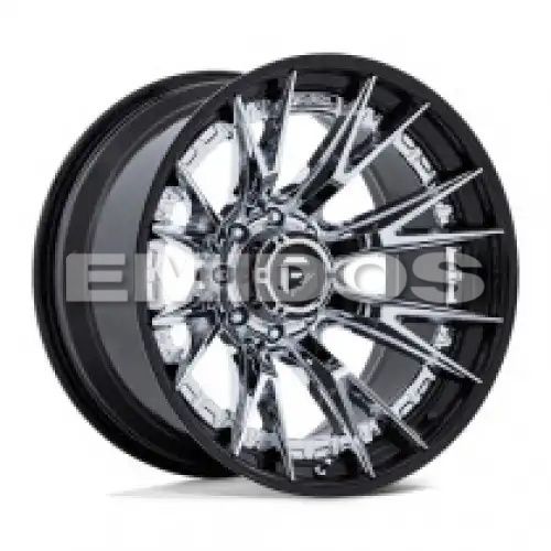 FUEL FC402 CATALYST CHROME W/ GLOSS BLACK LIP 8x170 24R 12 125.1 -44