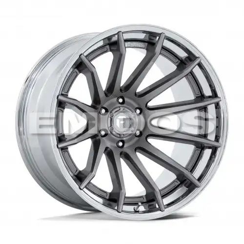 FUEL FC403 BURN PLATINUM W/ CHROME LIP 6x135 24R 12 87.1 -44
