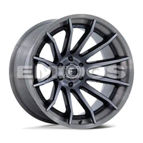 FUEL FC403 BURN GLOSS BLACK BRUSHED DARK TINT 6x139.7 24R 12 106.1 -44