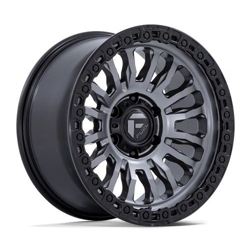 FUEL FC857 RINCON MATTE GUNMETAL W/ M-BLACK LIP 6x139.7 17R 9 106.1 25