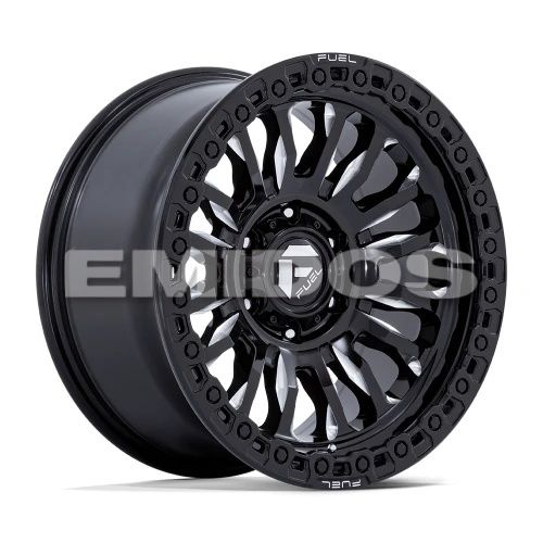 FUEL FC857 RINCON GLOSS BLACK MILLED 5x127 17R 9 71.5 1