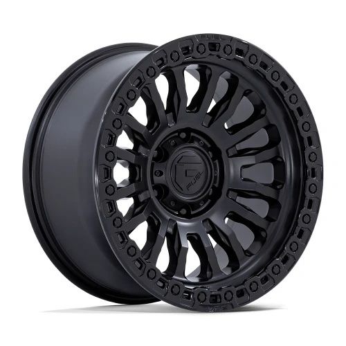 FUEL FC857 RINCON MATTE BLACK W/ GLOSS BLACK LIP 5x127 18R 9 71.5 1