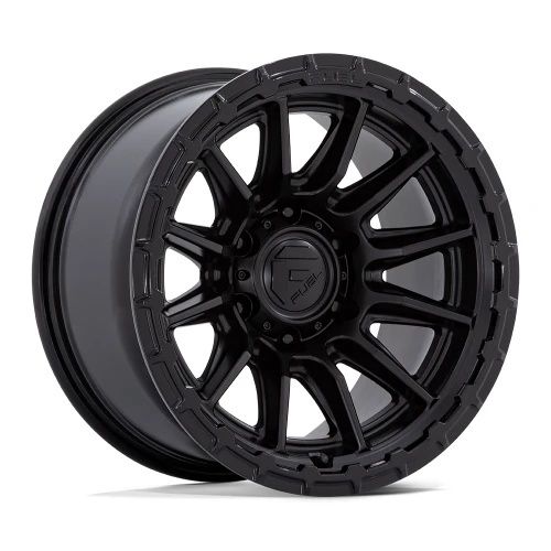 FUEL FC866 PISTON BLACKOUT W/ GLOSS BLACK LIP 5x127 17R 9 71.5 1