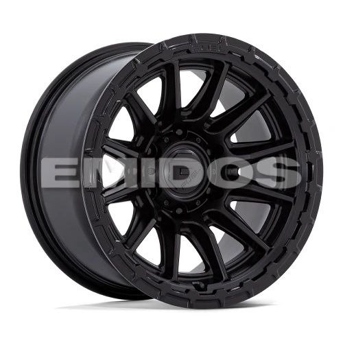 FUEL FC866 PISTON BLACKOUT W/ GLOSS BLACK LIP 5x127 22R 10 71.5 -18