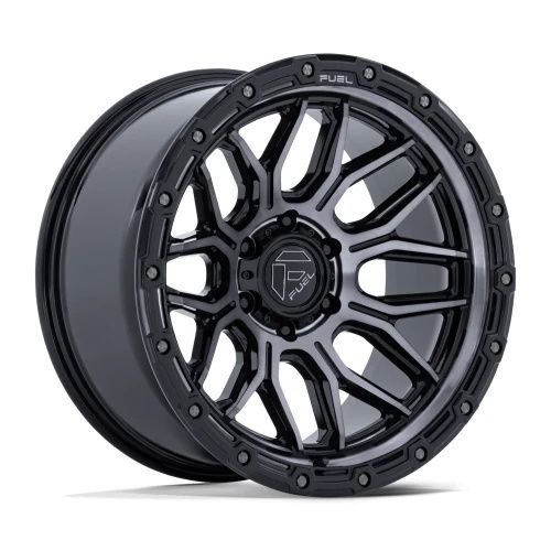 FUEL FC881 SURGE GLOSS BLACK MACHINED W/ GRAY TINT 8x165.1 20R 9 125.1 1