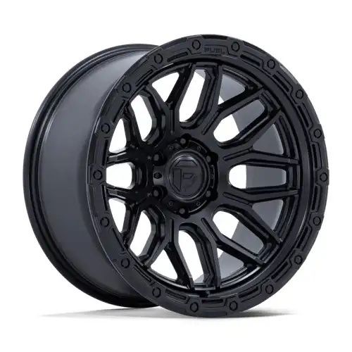 FUEL FC881 SURGE MATTE BLACK W/ GLOSS BLACK LIP 8x170 20R 10 125.1 -18