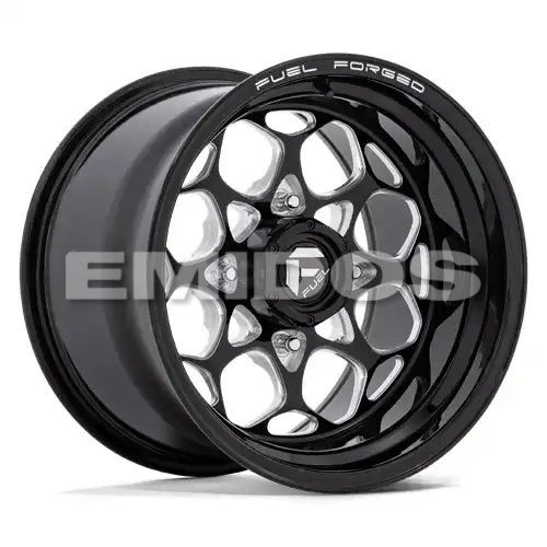 Fuel UTV FV400 SCEPTER UTV GLOSS BLACK MILLED 4x137 15R 10 96 BNK