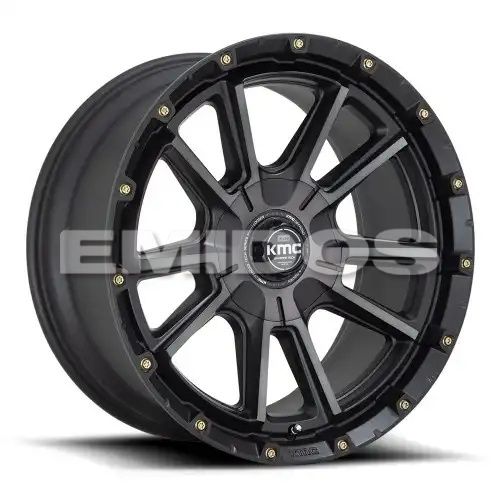 KMC KM100 SYNC SATIN BLACK W/ GRAY TINT 6x120/139.7 20R 9 78.1 BNK