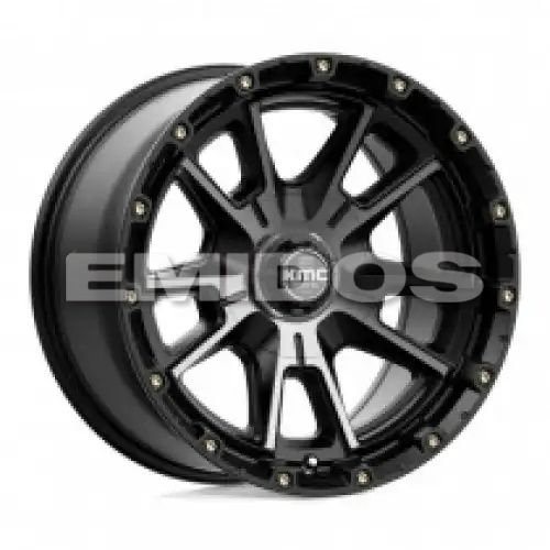 KMC KM100 SYNC SATIN BLACK W/ GRAY TINT 6x135/139.7 17R 9 106.1 -12