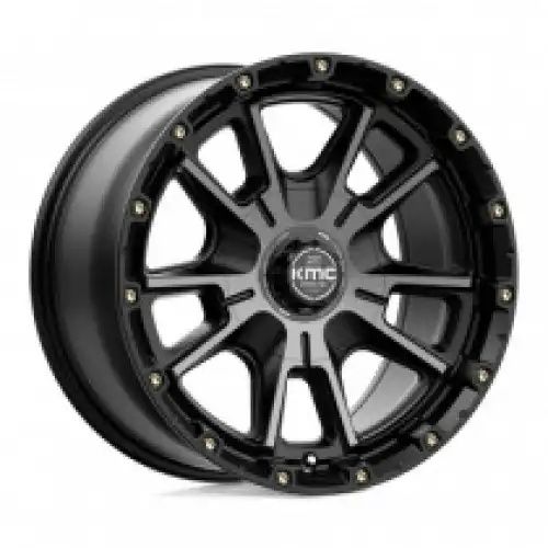 KMC KM100 SYNC SATIN BLACK W/ GRAY TINT 6x135/139.7 17R 9 106.1 18