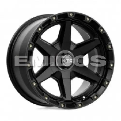 KMC KM101 TEMPO SATIN BLACK 6x135/139.7 17R 9 106.1 BNK