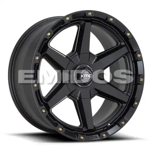 KMC KM101 TEMPO SATIN BLACK 6x114.3/139.7 17R 9 78.1 18