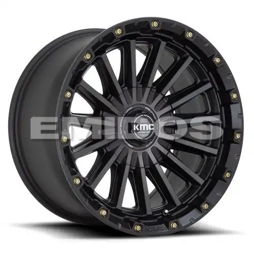 KMC KM102 SIGNAL SATIN BLACK W/ GRAY TINT 6x135/139.7 17R 9 106.1 BNK